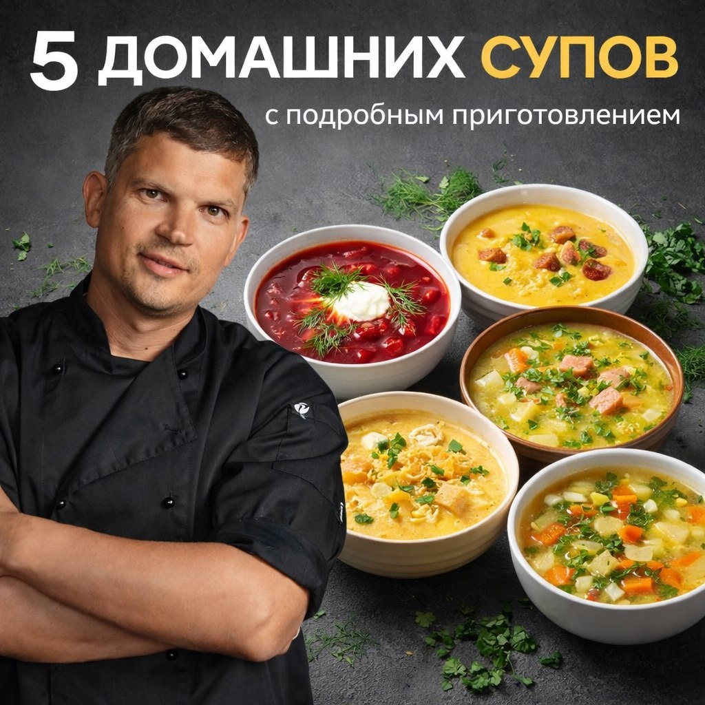 Секреты вкусных домашних супов: пять простых рецептов