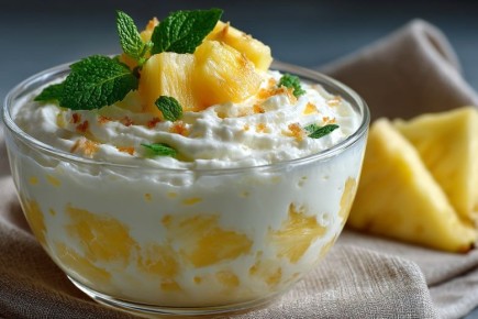 Нежный десерт без сахара и муки: поразительное творожное лакомство