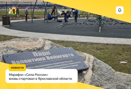 В Ярославской области стартовал марафон «Сила России»