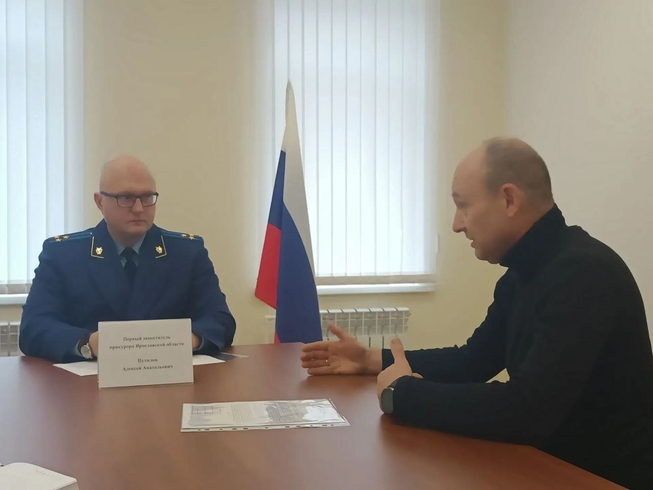 Первый заместитель прокурора Ярославской области Алексей Путилов провел личный прием жителей Гаврилов-Ямского муниципального округа