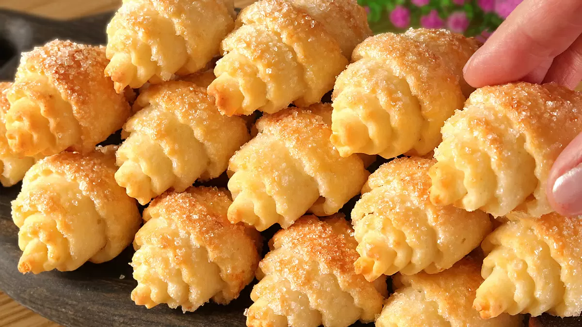 Легкое и ароматное творожное печенье всего за 10 минут