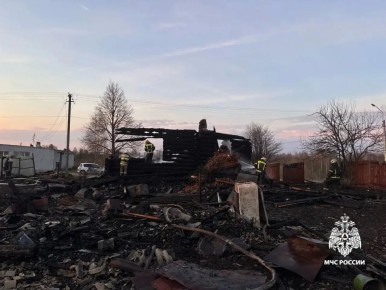В Ярославском округе в пожаре погибло два человека