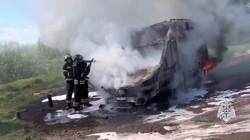 В Переславль-Залесском округе сгорел автомобиль