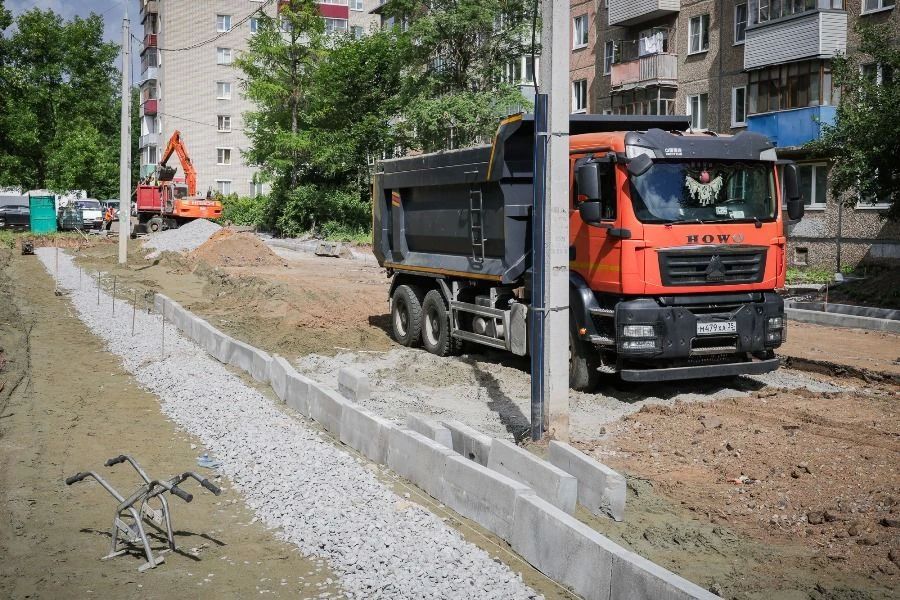 В Рыбинске продолжаются работы по программе «Наши дворы» В Рыбинске продолжаются работы по программе «Наши дворы»