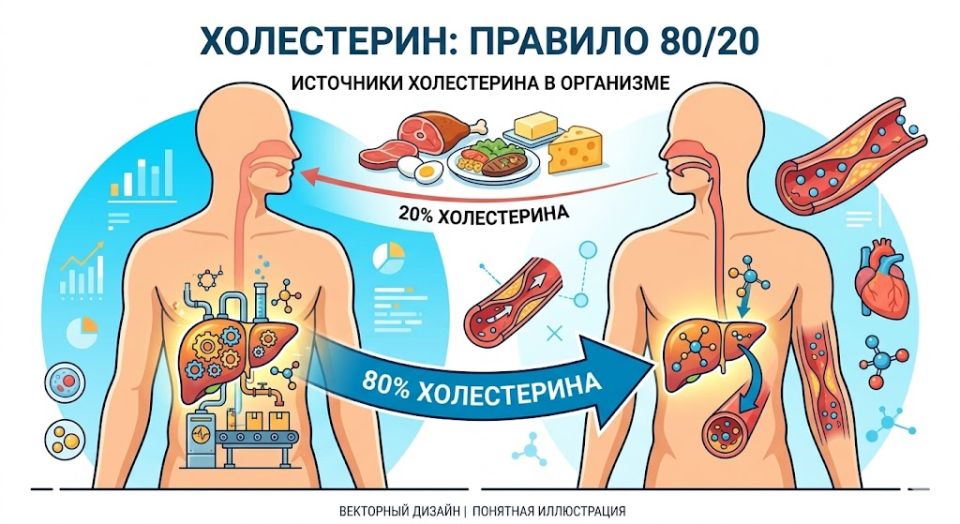 Снижение холестерина: почему диеты не приносят результатов