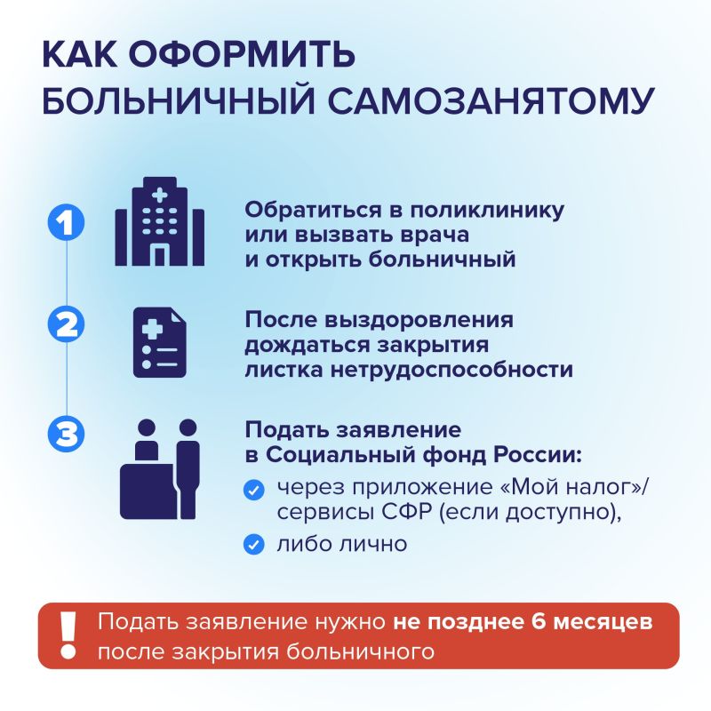 Работаете на себя? Теперь можно взять больничный Работаете на себя? Теперь можно взять больничный