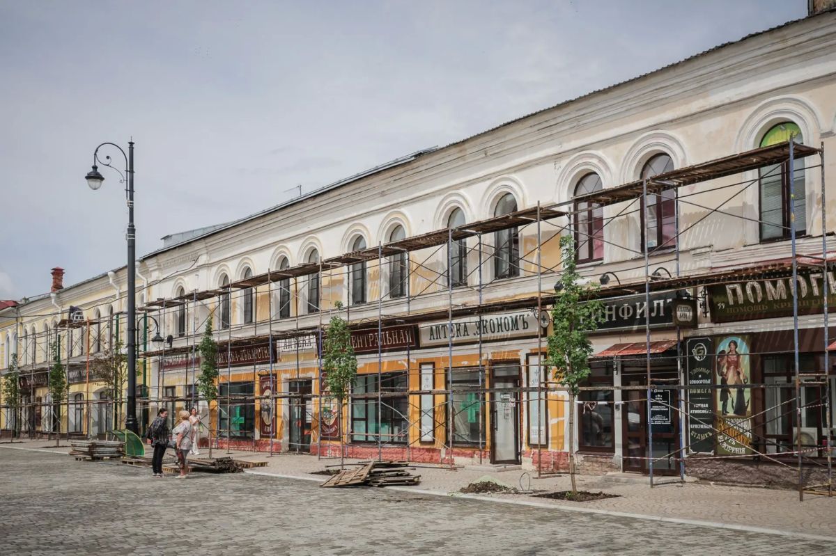 В Рыбинске продолжается обновление фасадов зданий В Рыбинске продолжается обновление фасадов зданий
