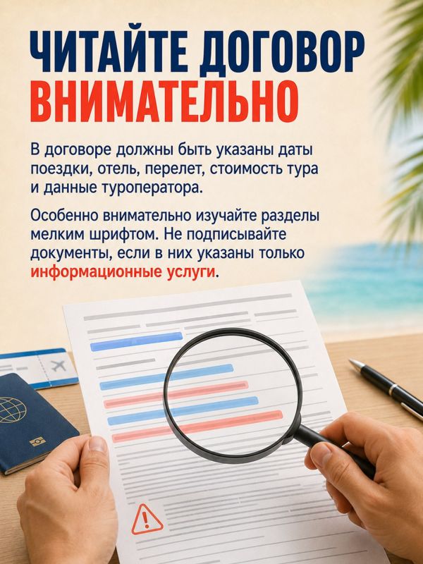 Собираетесь в отпуск? Проверьте, чтобы путевка была настоящей Собираетесь в отпуск? Проверьте, чтобы путевка была настоящей