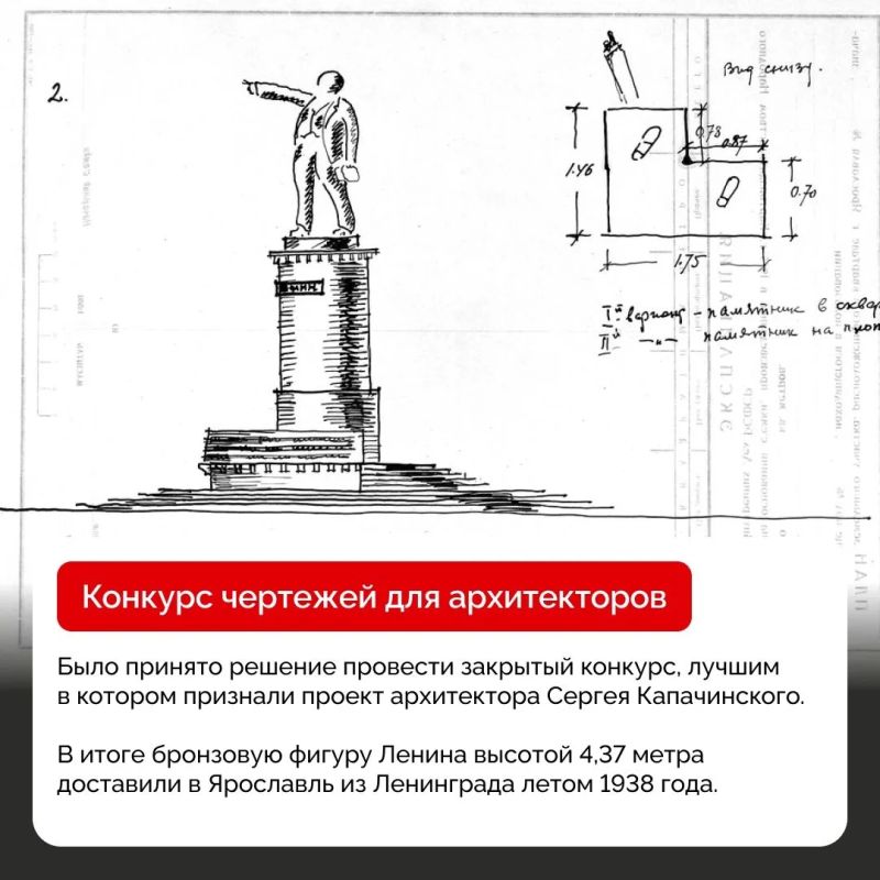 Как в Ярославле оказался такой же памятник Ленину, как в Петербурге Как в Ярославле оказался такой же памятник Ленину, как в Петербурге