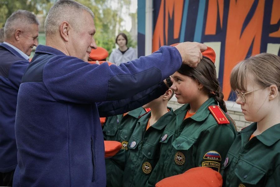 Новое пополнение в рядах юных спасателей Рыбинска Новое пополнение в рядах юных спасателей Рыбинска