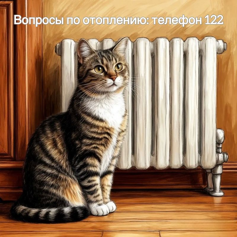 Задать вопросы по теме отопления и оставить обращение можно по телефону горячей линии 122