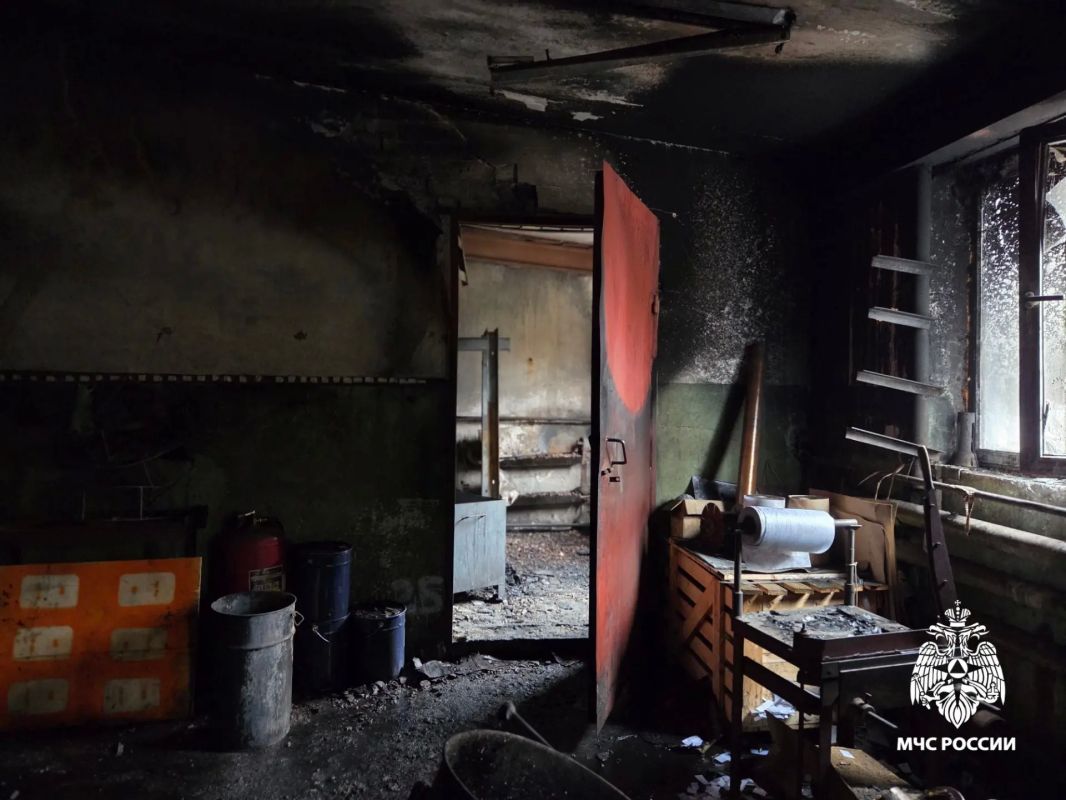 Пожар на производстве в Ярославле Пожар на производстве в Ярославле