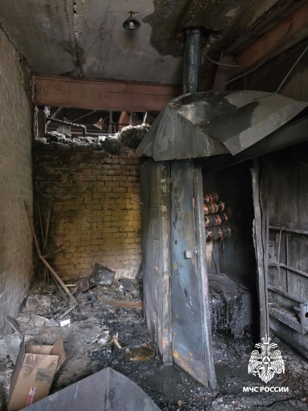 Пожар на производстве в Ярославле Пожар на производстве в Ярославле