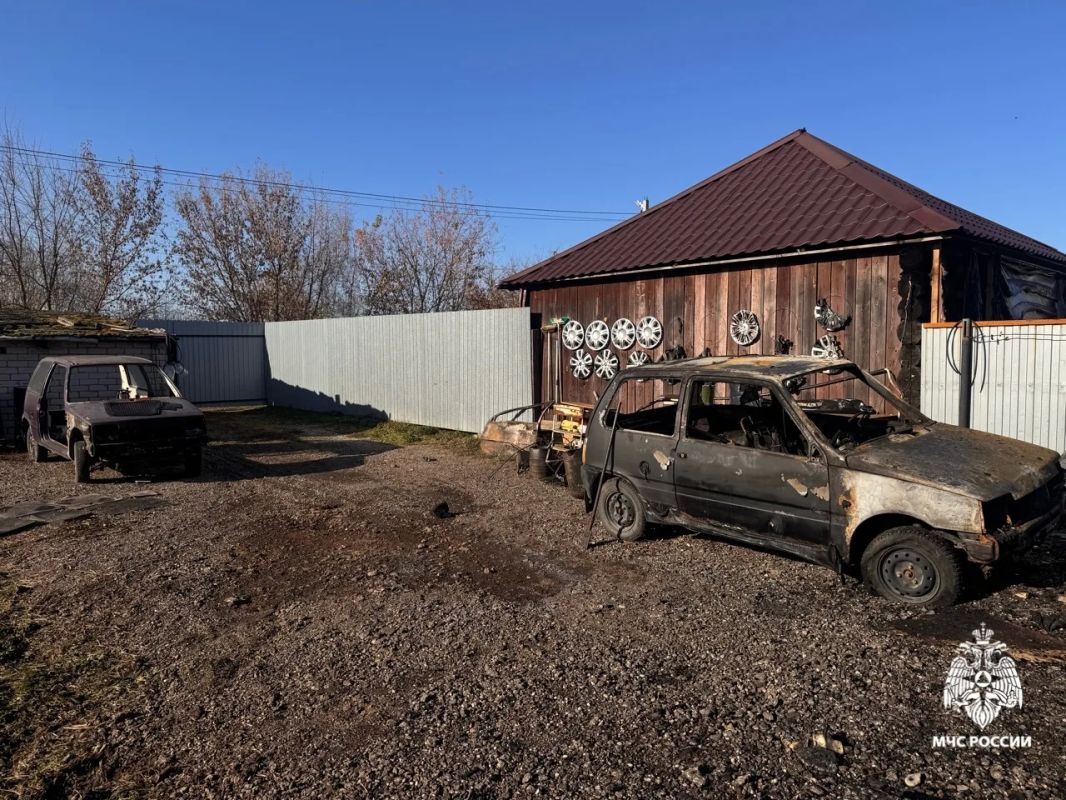 Огнем уничтожено частное подворье Огнем уничтожено частное подворье