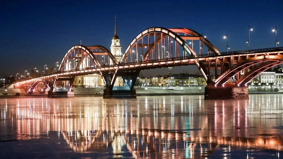 Проект архитектурно-художественной подсветки Волжского моста в Рыбинске занял первое место на Евразийской премии «Золотой Фотон